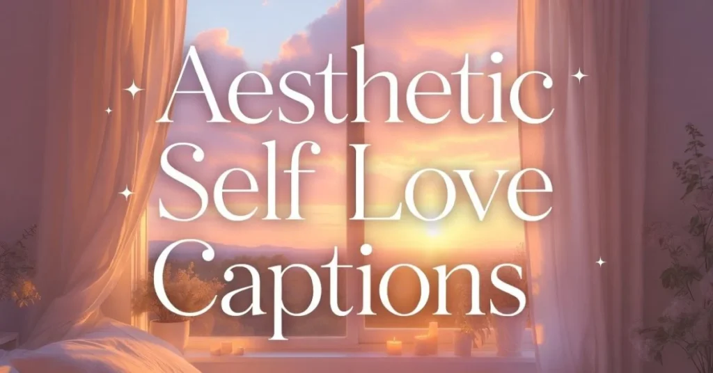 Aesthetic Self Love Captions