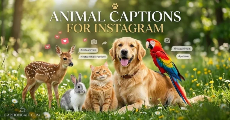Animal Captions for Instagram