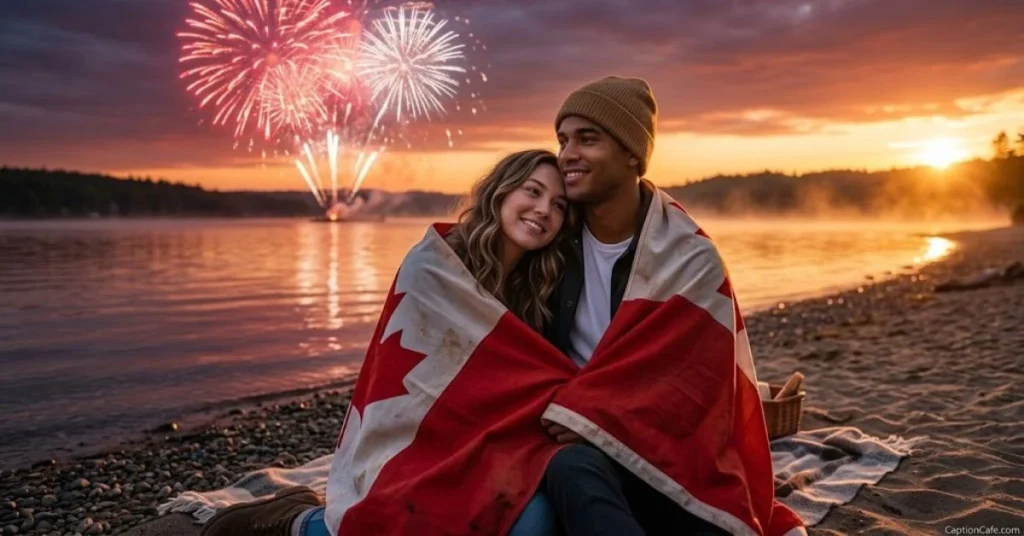 Canada Day Captions for Couples