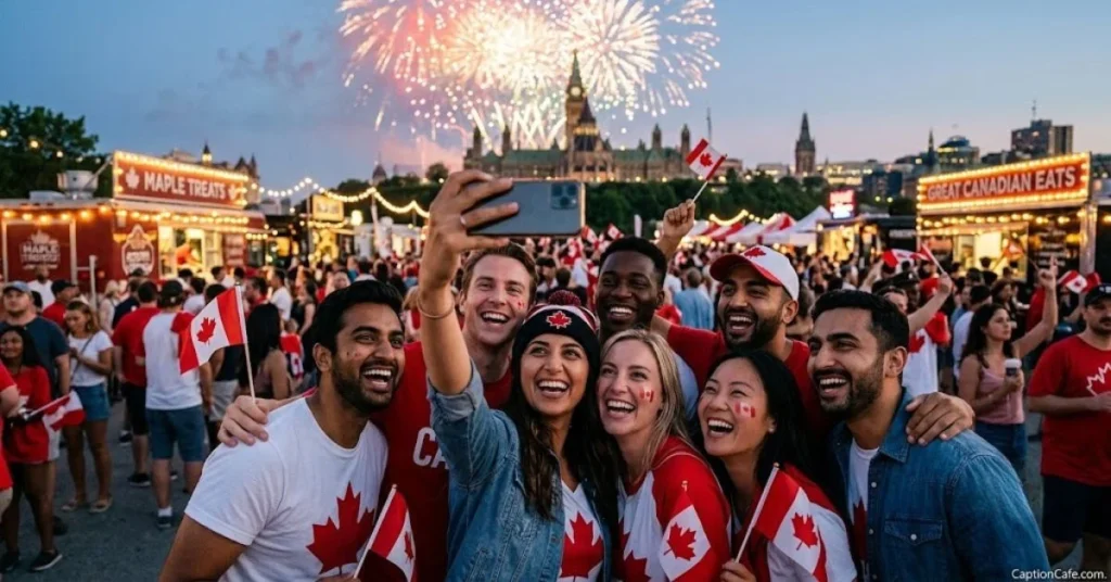 Canada Day Captions for Friends
