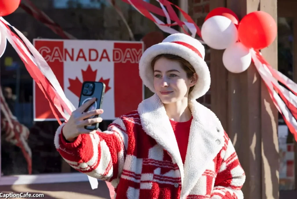 Canada Day Selfie Captions