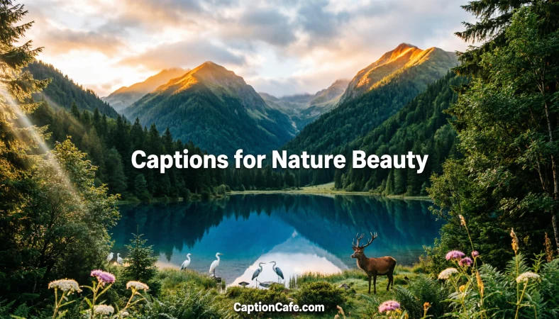 Captions for Nature Beauty