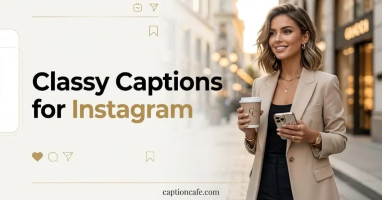classy captions for instagram