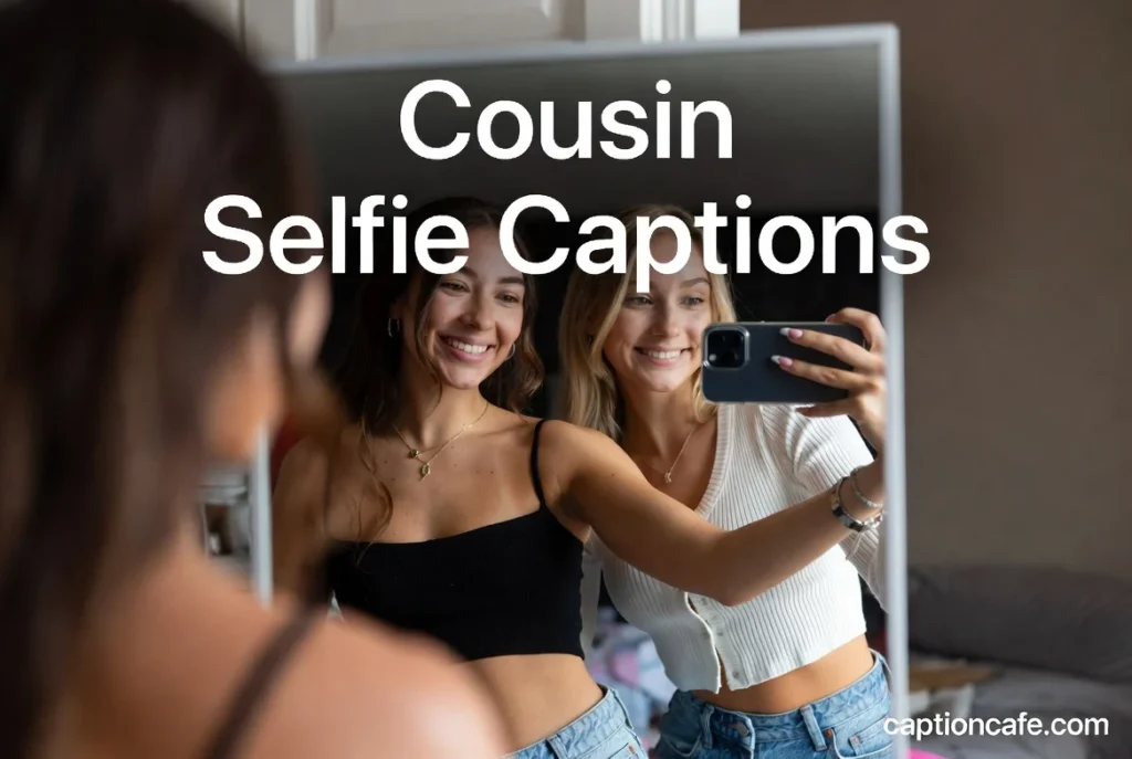 Cousin Selfie Captions