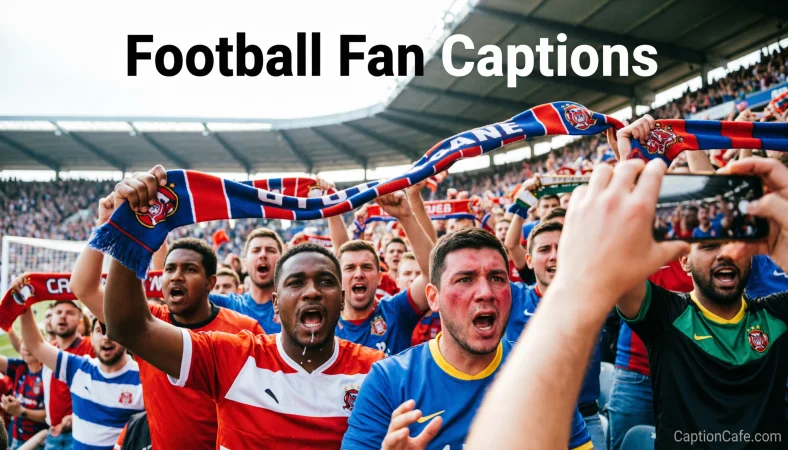 Football Fan Captions