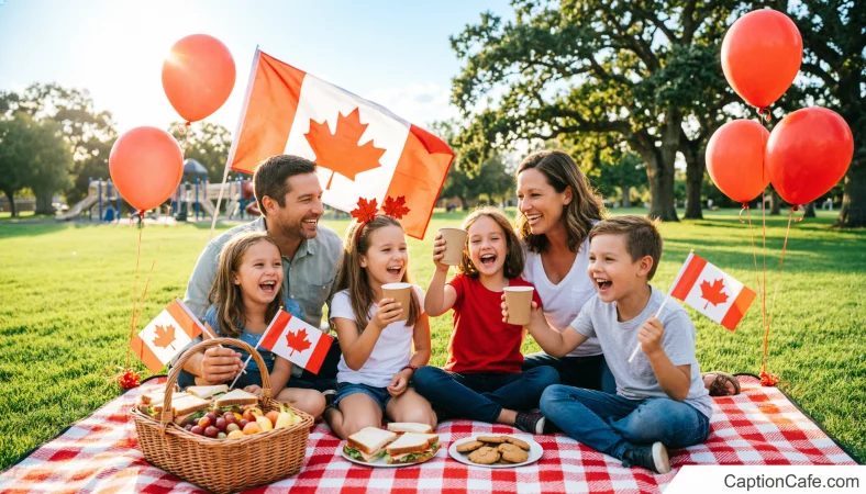 Happy Canada Day Captions