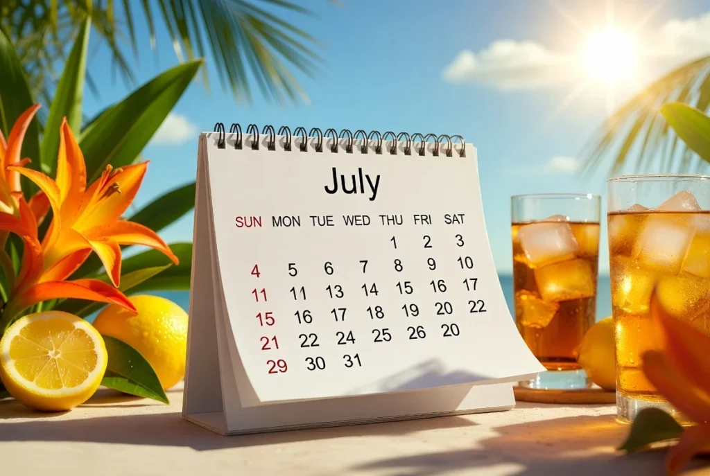 Hello July Captions for Instagram