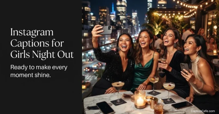 instagram captions for girls night out