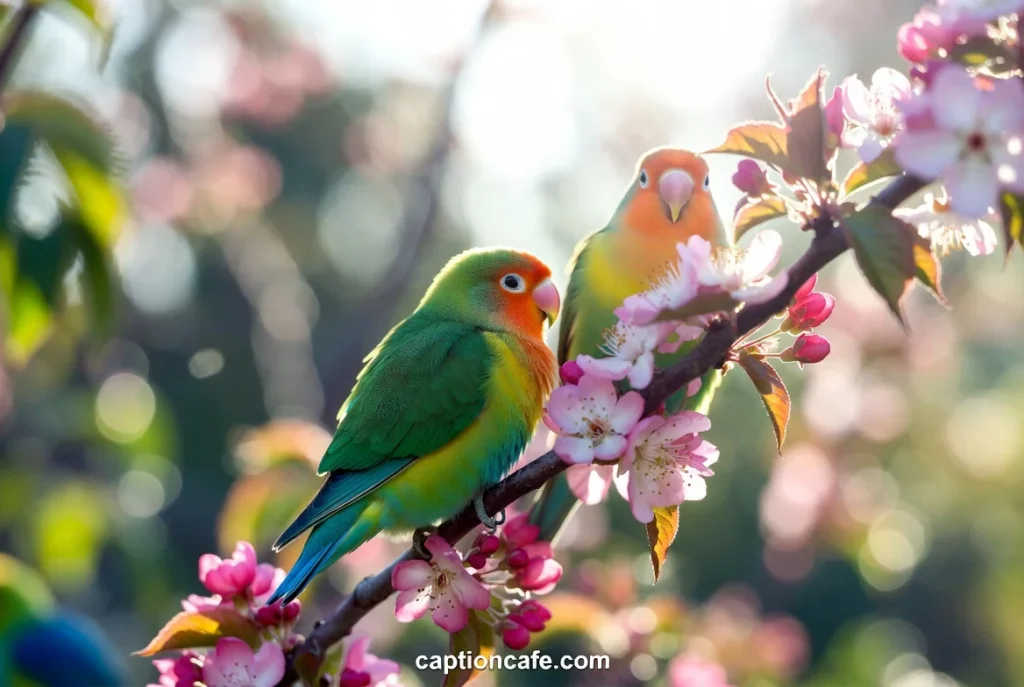 Love Birds Captions