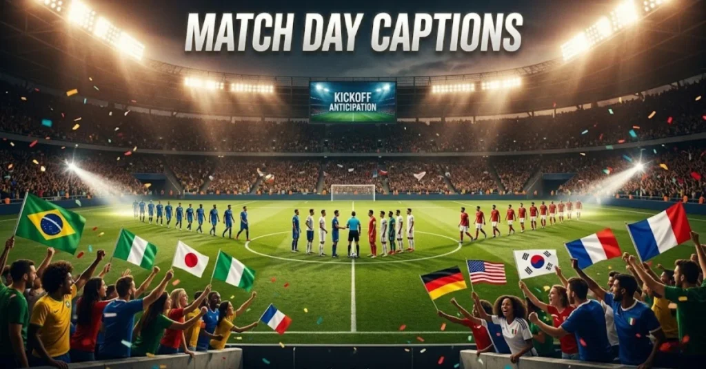 Match Day Captions for Instagram