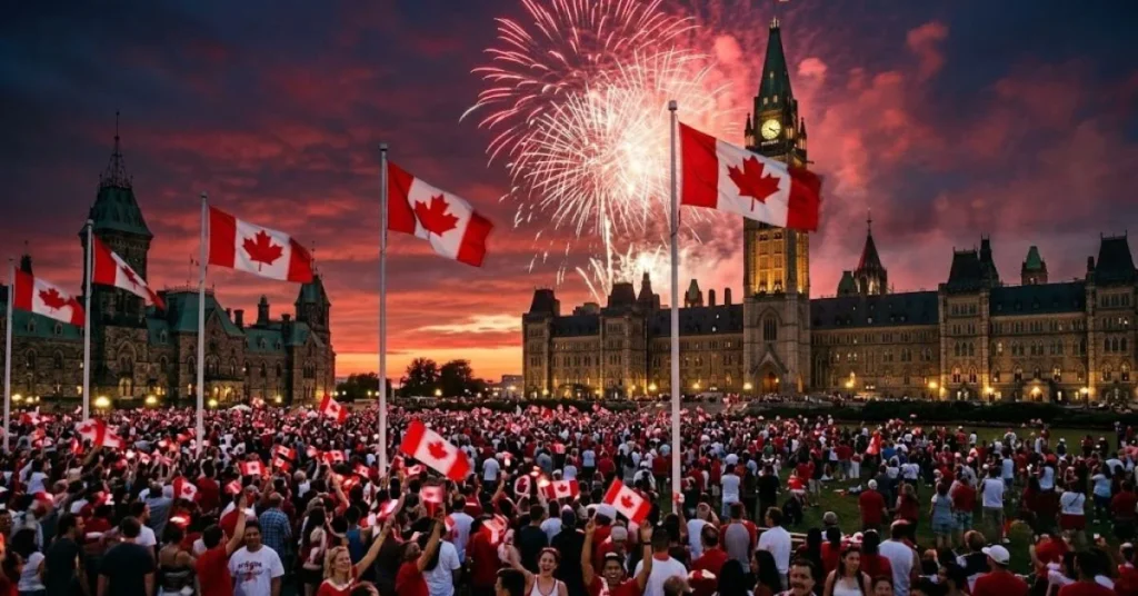 Patriotic Canada Day Captions