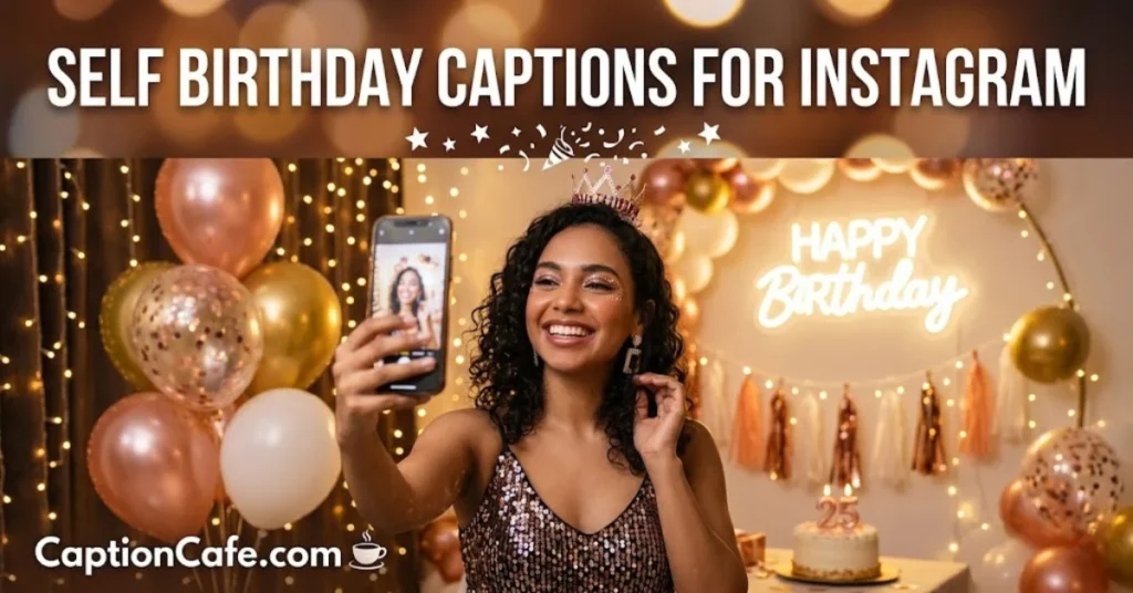 Self Birthday Captions for Instagram