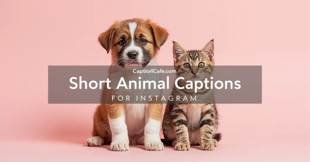 Short Animal Captions for Instagram
