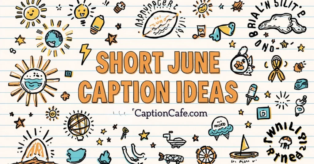 Short June Caption Ideas