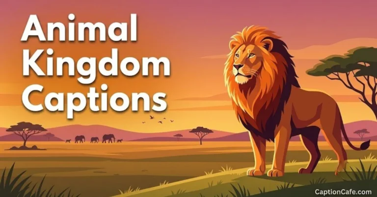 animal kingdom captions