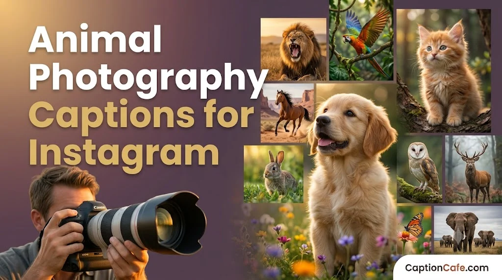 Animal Photography Captions