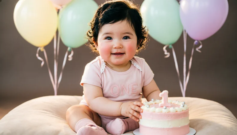Baby's First Birthday Photoshoot Captions