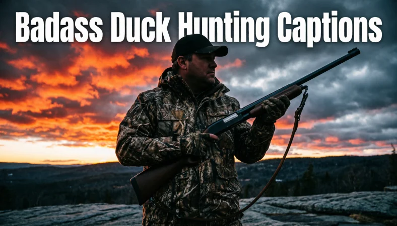 Badass and Fearless Duck Hunting Captions