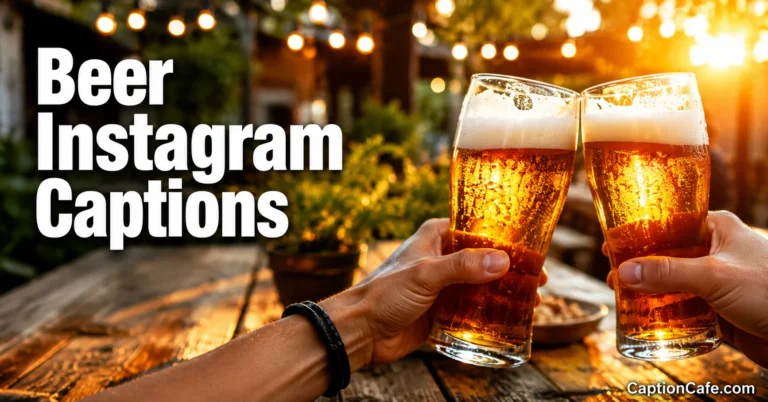 Beer Instagram Captions