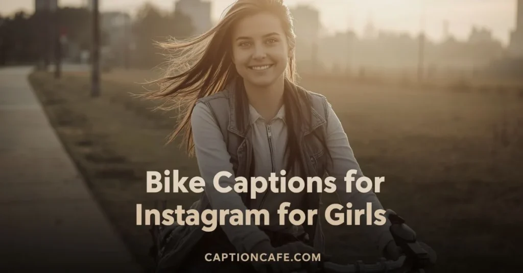 Bike Captions for Instagram for Girls