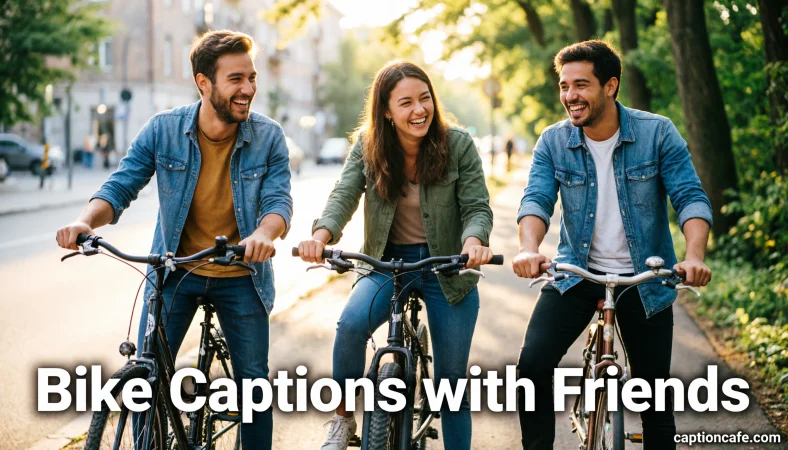 Bike Captions for Instagram with Friends