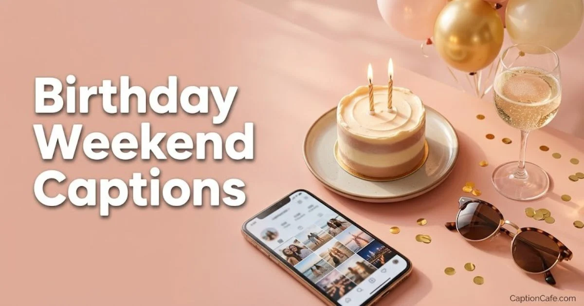 Birthday Weekend Captions