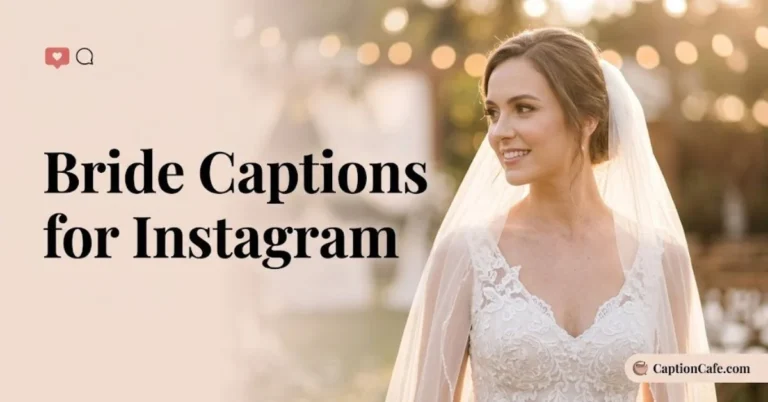 bride captions