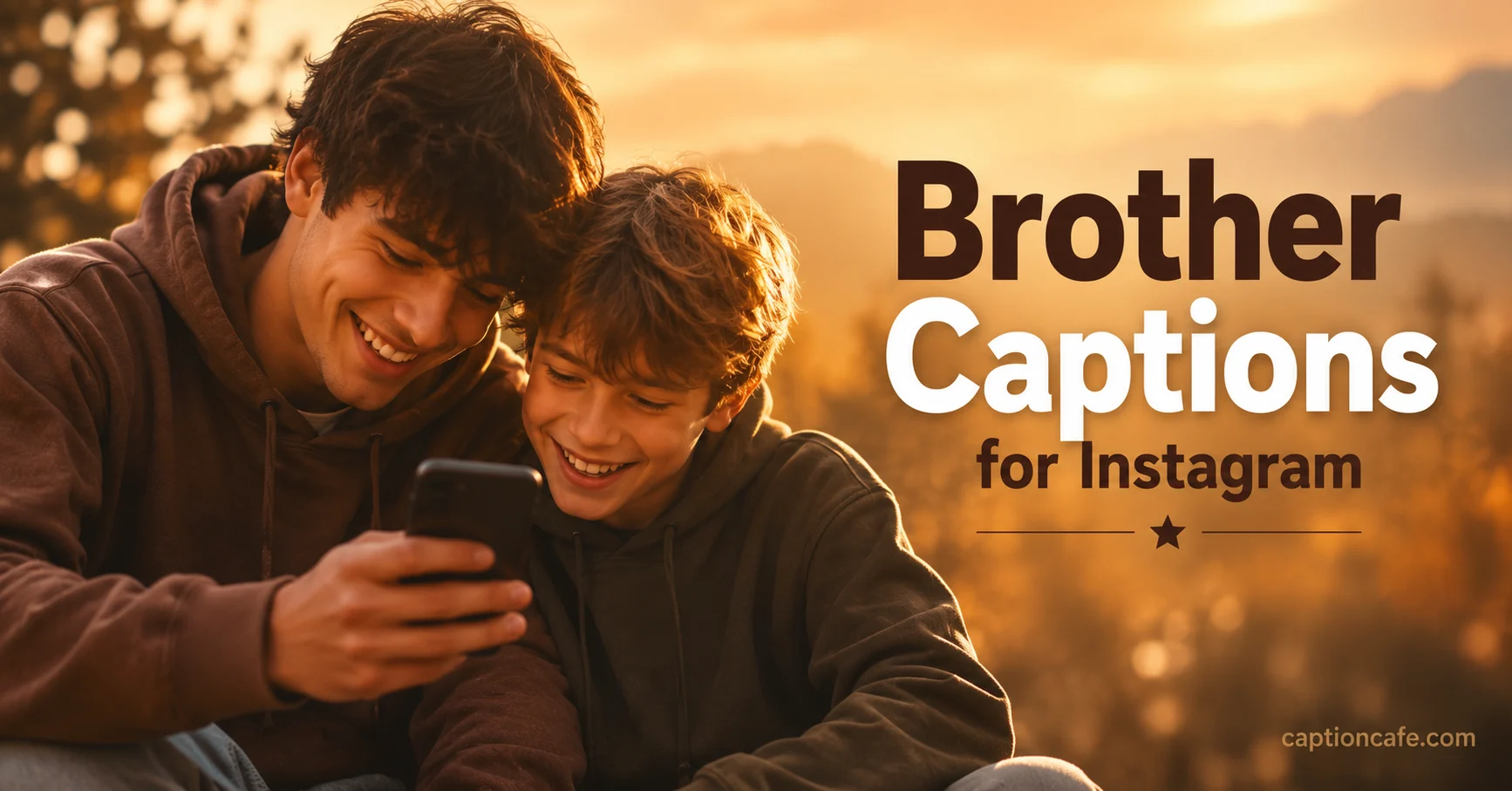 Brother Captions for Instagram
