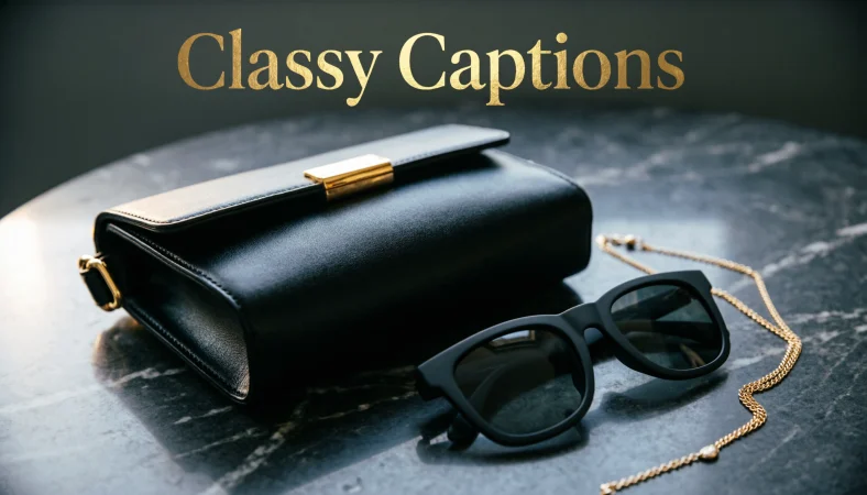 Classy Captions for Instagram for Girls