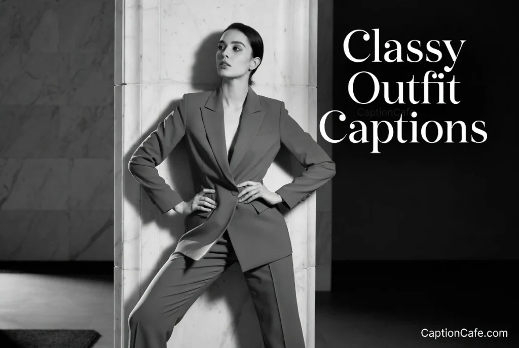 Classy Outfit Captions for Instagram