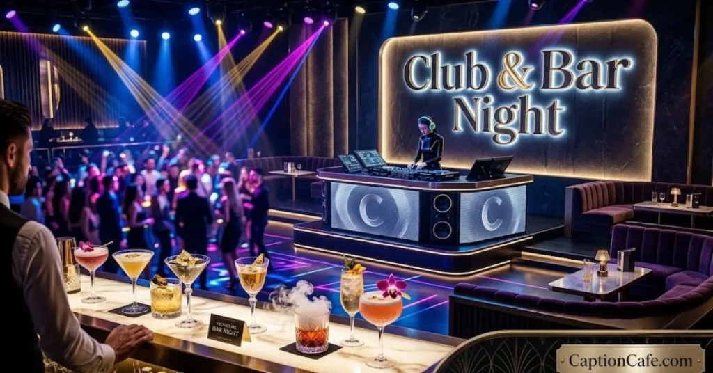 Club & Bar Night Captions