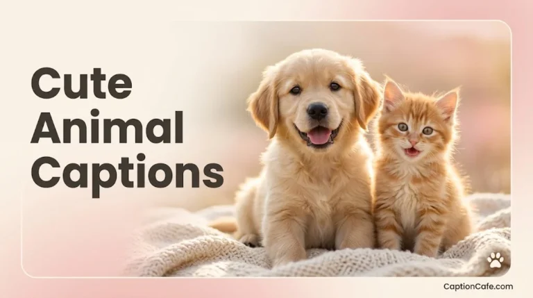 Cute animal captions