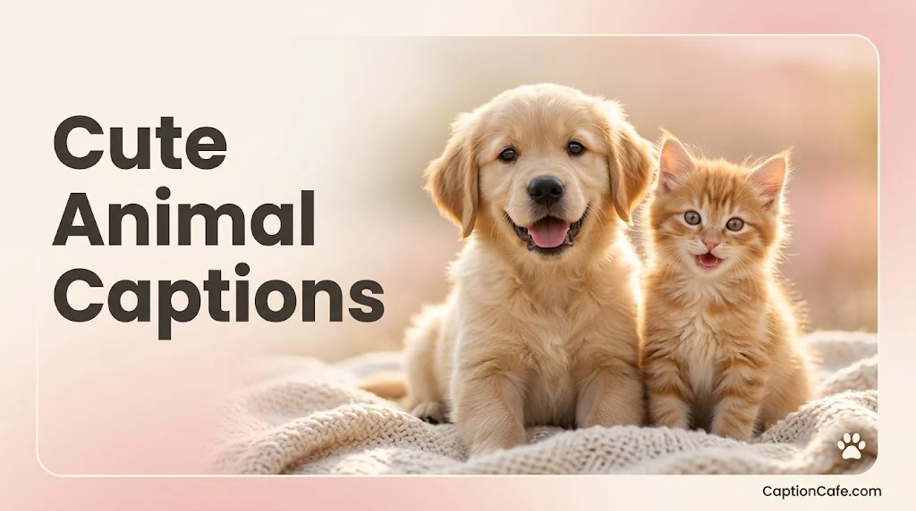 Cute animal captions