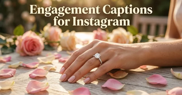engagement captions