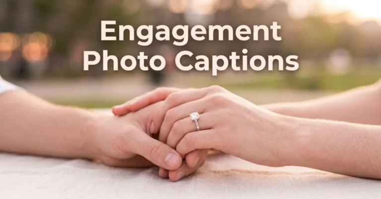 engagement photo captions