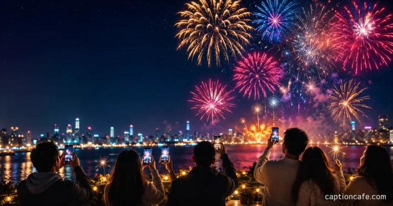 Fireworks Captions for Instagram