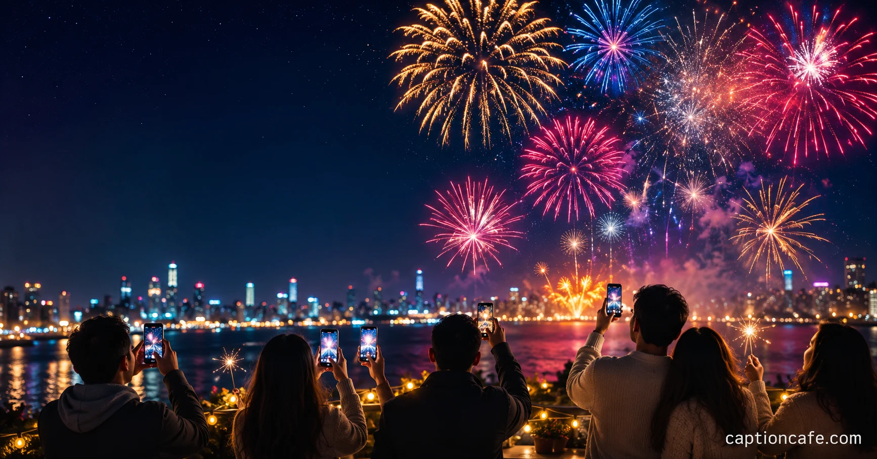 Fireworks Captions for Instagram