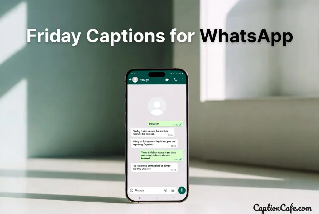 Friday Captions for WhatsApp Status
