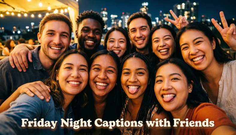 Friday Night Captions with Friends