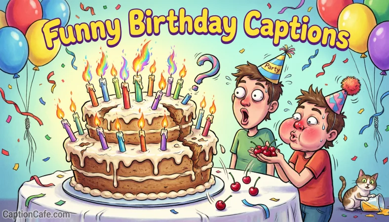 Funny Birthday Reels Captions