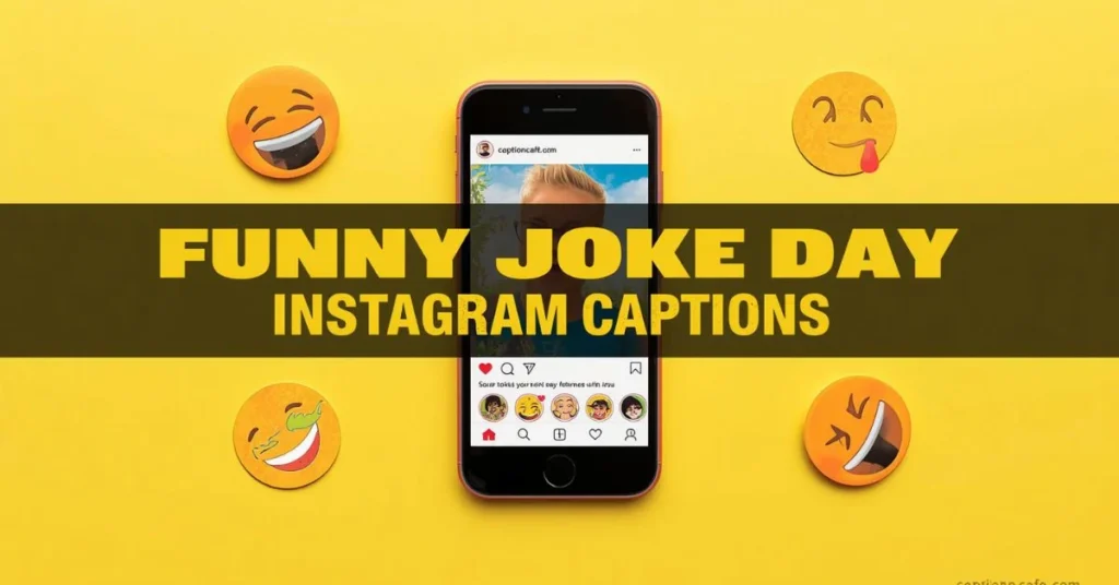Funny Joke Day Instagram Captions