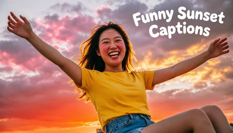 Funny Sunset Captions for Instagram