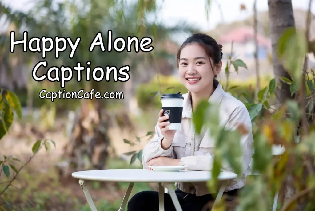 Happy Alone Captions for Instagram