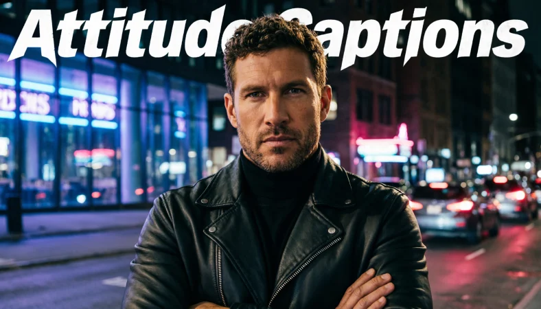 Instagram Captions for Men Attitude