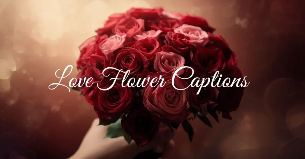 Love Flower Captions for Instagram