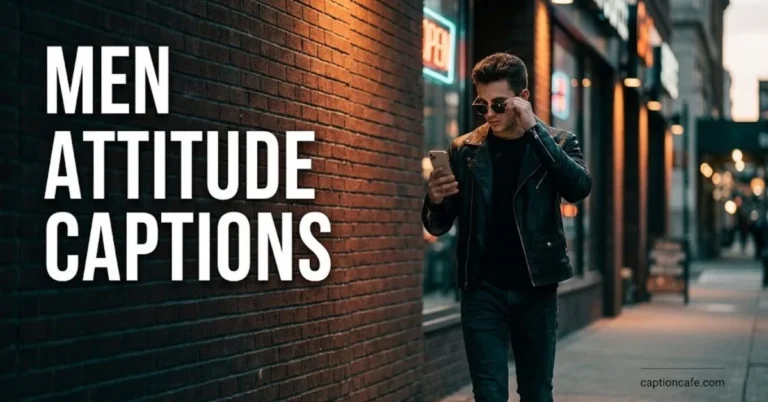 Men Attitude Captions for Instagram