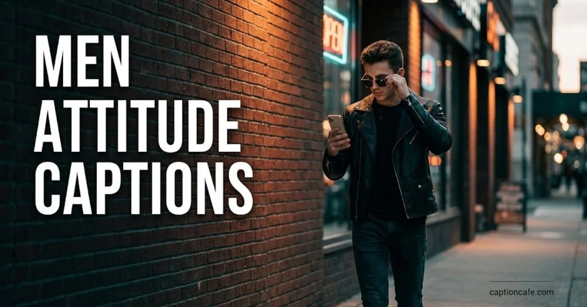 Men Attitude Captions for Instagram