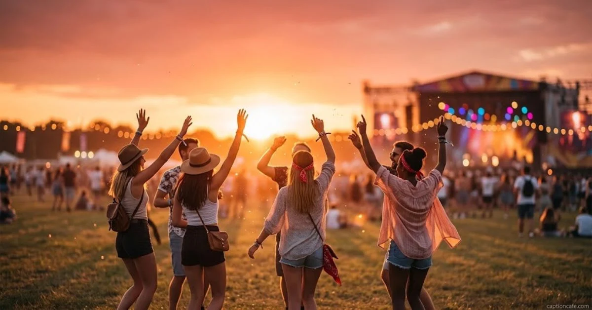 Outdoor Festivals Captions