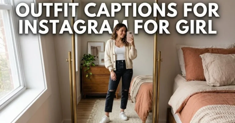 Outfit Captions for Instagram for Girl