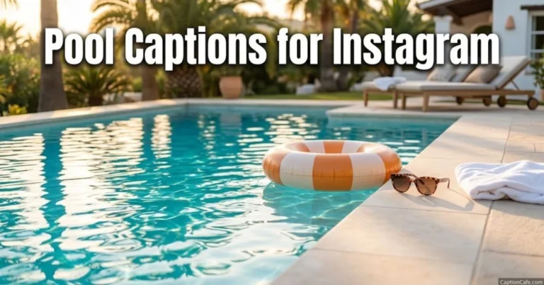 Pool Captions for Instagram
